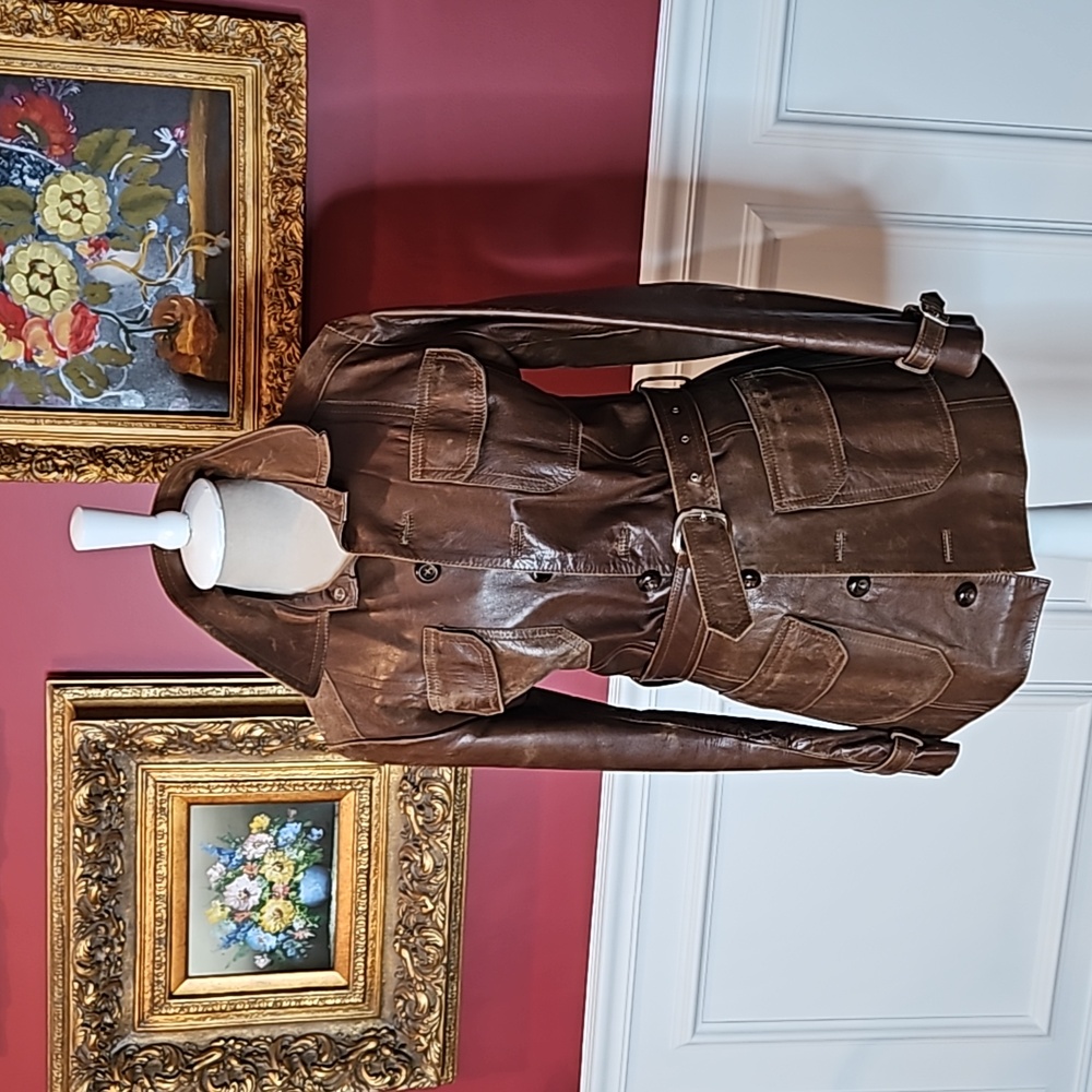 Antilopen Leather Jacket Vintage BDF Size Small